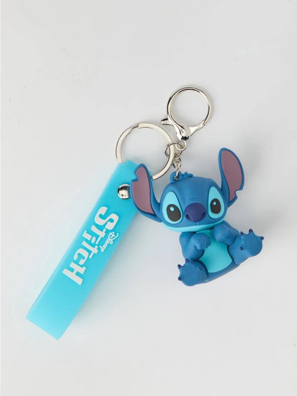 Disney Stitch Silicone Keychain Charm